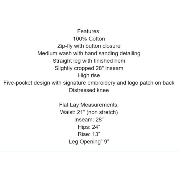 Wrangler Women's Wild West 603 High Rise Distressed Cropped Jeans Size 34x28 - Picture 8 of 16